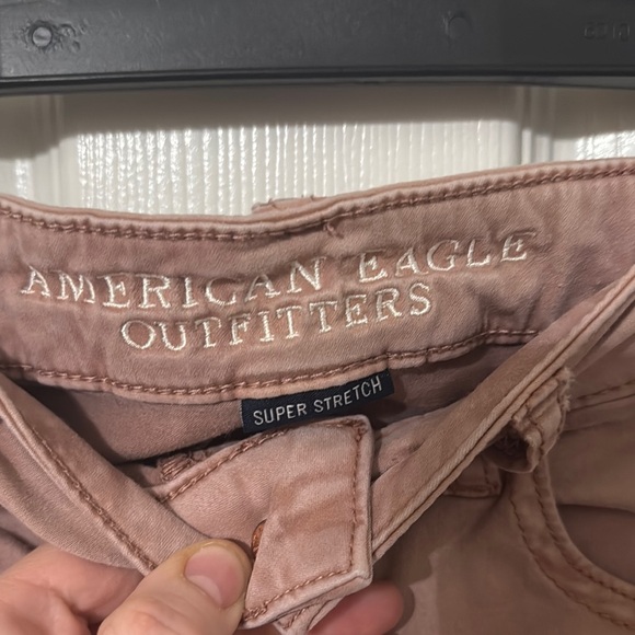 #18- American Eagle Pink Skinny Jeans-SZ 00 - Picture 2 of 6